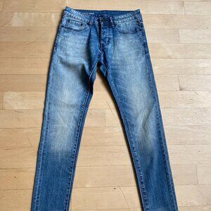 Six week Residency BNWOT skinny jeans sz 34 button fly vintage indigo